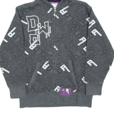 URBAN STRENGTH Mens Grey Hoodie Full Zip M