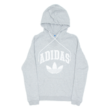 ADIDAS Womens Grey Hoodie UK 10