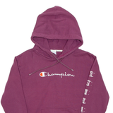 CHAMPION Womens Maroon Hoodie M
