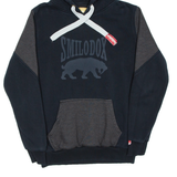 SMILODOX Mens Black Hoodie S