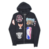 MY BRAND Womens Black Hoodie Full Zip USA M