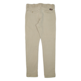 DICKIES Workwear Mens Trousers Beige Slim Skinny W32 L28