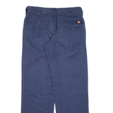 DICKIES Workwear Mens Trousers Blue Regular Straight W30 L32