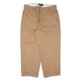 POLO RALPH LAUREN Philip Chino Mens Trousers Brown Regular Straight W35 L24