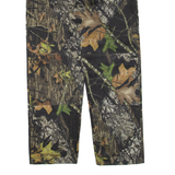 WRANGLER Mossy-Oak Woodland Camo Double-knee Mens Trousers Green Straight W36 L30