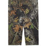 WRANGLER Mossy-Oak Woodland Camo Double-knee Mens Trousers Green Straight W36 L30