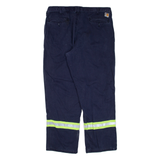 CARHARTT Workwear Mens Trousers Blue Regular Straight W38 L29