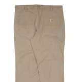 CARHARTT Workwear Mens Trousers Beige Relaxed Straight W36 L26