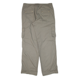 COLUMBIA Cargo Womens Trousers Green Loose Straight W34 L32