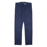 DICKIES Workwear Mens Trousers Blue Slim Tapered W31 L32