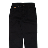 WRANGLER Mens Trousers Black Regular Straight W32 L29
