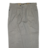 Mens Trousers Grey Relaxed Straight W36 L28