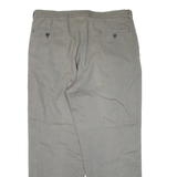 Mens Trousers Grey Relaxed Straight W36 L28