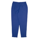LUCIA Womens Trousers Blue Relaxed Tapered Wool W30 L30