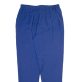 LUCIA Womens Trousers Blue Relaxed Tapered Wool W30 L30