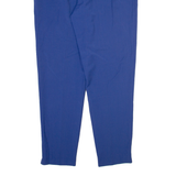 LUCIA Womens Trousers Blue Relaxed Tapered Wool W30 L30