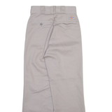 DICKIES Workwear Womens Trousers Grey Regular Straight W24 L28