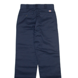 DICKIES Workwear Mens Trousers Blue Regular Straight W28 L32