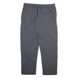 Detachable Legs Mens Trousers Grey Relaxed Straight W38 L32