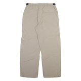 ROYAL ROBBINS Detachable Legs Mens Trousers Beige Relaxed Straight Nylon W29 L28