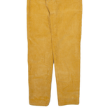 Womens Corduroy Trousers Orange Slim Straight W26 L32