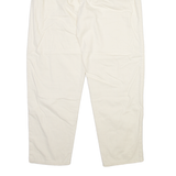 SPENGLER Womens Trousers Cream Relaxed Tapered W26 L29