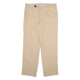 MASTERS Mens Trousers Cream Regular Straight W36 L32