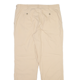 MASTERS Mens Trousers Cream Regular Straight W36 L32