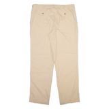 MASTERS Mens Trousers Cream Regular Straight W36 L32