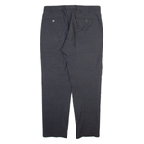 Mens Trousers Grey Regular Straight W32 L28