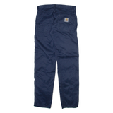 CARHARTT Mens Trousers Blue Regular Straight W28 L32