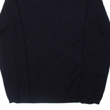 Workwear Mens Jumper Blue V-Neck Tight Knit Wool XS