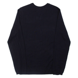 Workwear Mens Jumper Blue V-Neck Tight Knit Wool XS