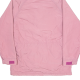 LL BEAN Womens Chore Jacket Pink 90s Hooded M