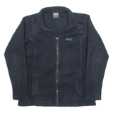 JACK WOLFSKIN Womens Fleece Jacket Black L
