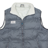 UMBRO Insulated Mens Puffer Gilet Grey L