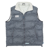 UMBRO Insulated Mens Puffer Gilet Grey L
