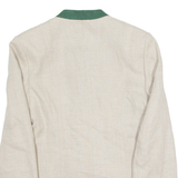 STEINBOCK Womens Blazer Jacket Beige 90s S