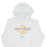 HARD ROCK CAFE ROME Womens Grey Hoodie M