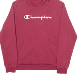CHAMPION Boys Maroon Hoodie 2XL