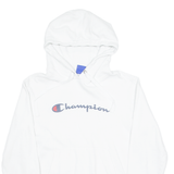CHAMPION Mens White Hoodie M