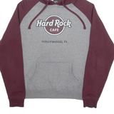 HARD ROCK CAFE Mens Maroon Hoodie M