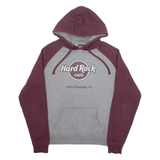 HARD ROCK CAFE Mens Maroon Hoodie M