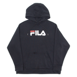 FILA Mens Black Hoodie S