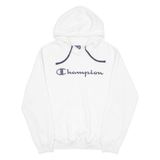 CHAMPION Mens White Hoodie M