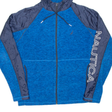 NAUTICA Mens Blue Hoodie Full Zip M