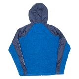 NAUTICA Mens Blue Hoodie Full Zip M
