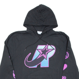 CHAMPION Womens Black Hoodie L
