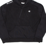 CHAMPION Womens Black Hoodie XL