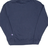 CHAMPION Mens Blue Hoodie S